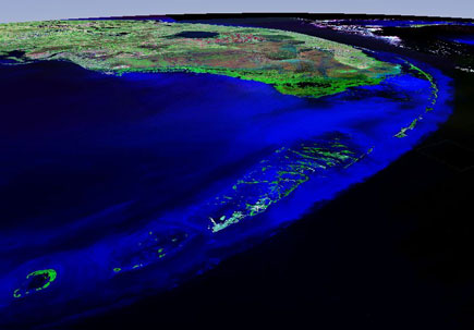 Satellite Map Florida