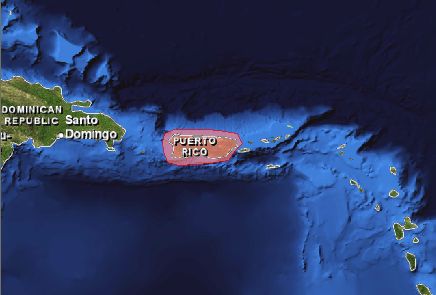 Puerto Rico location map