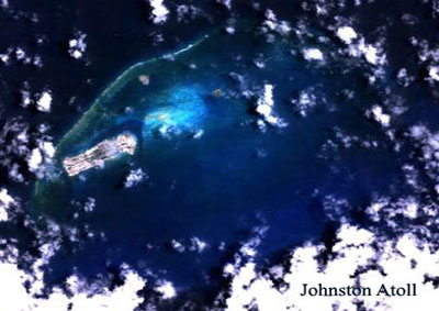 Johnston Atoll satellite image