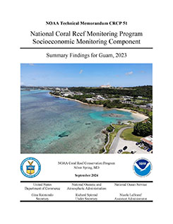 Cover - National Coral Reef Monitoring Program Socioeconomic Monitoring Component: Summary Findings for Guam, 2023